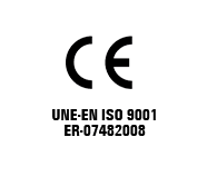 Certificación ISO 9001-2000 certificada por AENOR y marcado CE